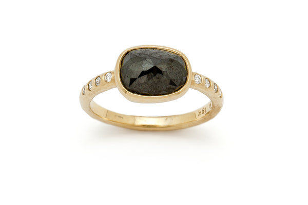Black Diamond Ring - Tony Malmed Jewelry