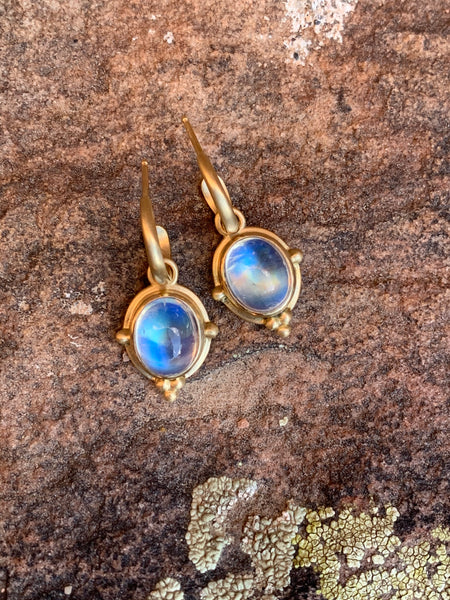 The Moonstone Earrings - Tony Malmed Jewelry