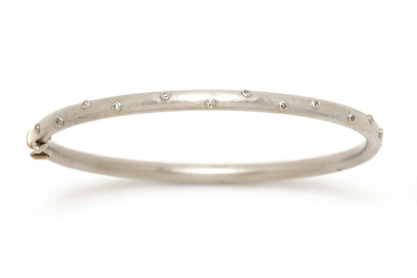 Saturn White Gold Bracelet - Tony Malmed Jewelry