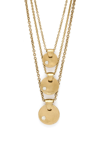 Little Zen Gold Necklaces (3 sizes) - Tony Malmed Jewelry