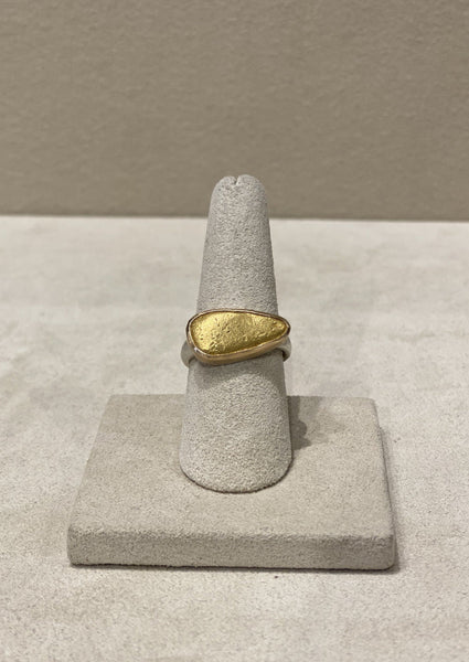 Natural Gold Nugget Ring 2