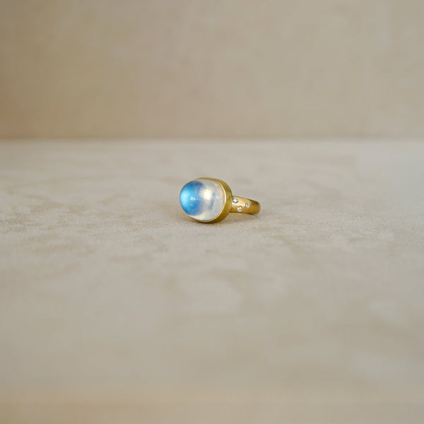 Moonstone Dome Ring