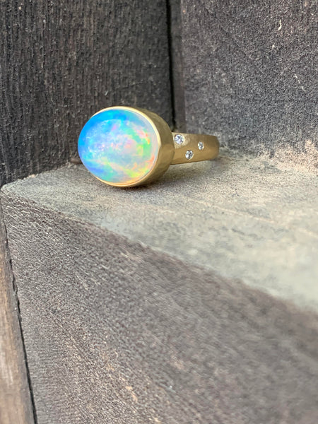 Super Ethiopian Opal Ring